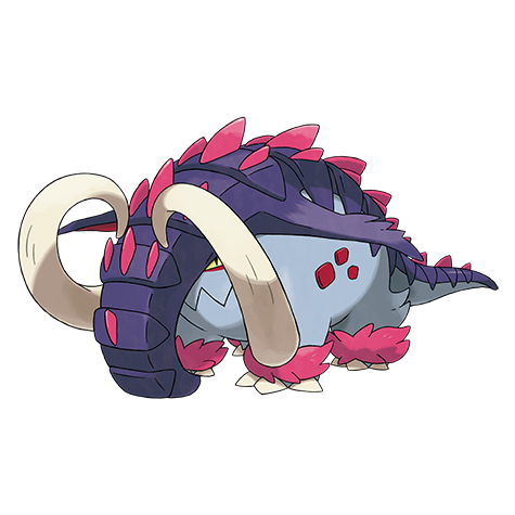 Great Tusk Pokemon 984 – miniatura i grafika Pokédex