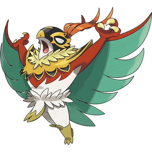Mega Hawlucha Pokemon 701 – miniatura i grafika Pokédex