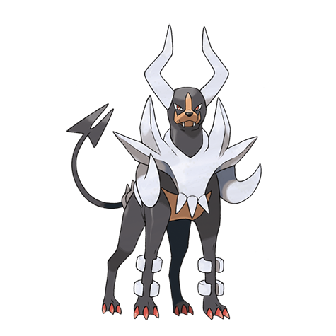 Houndoom #229 – typ, statystyki, ewolucje i ataki 4 Mega Houndoom