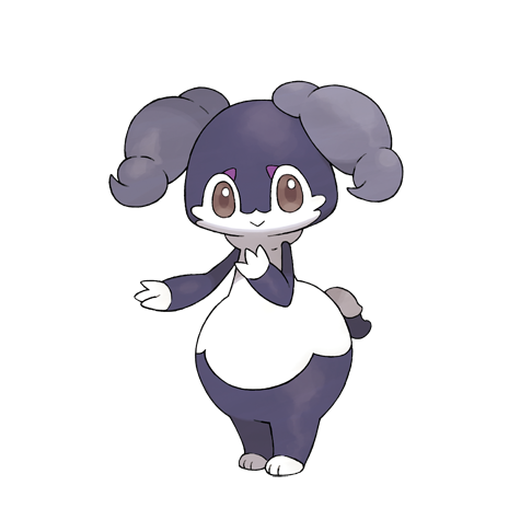 Indeedee Female Pokemon 876 – miniatura i grafika Pokédex