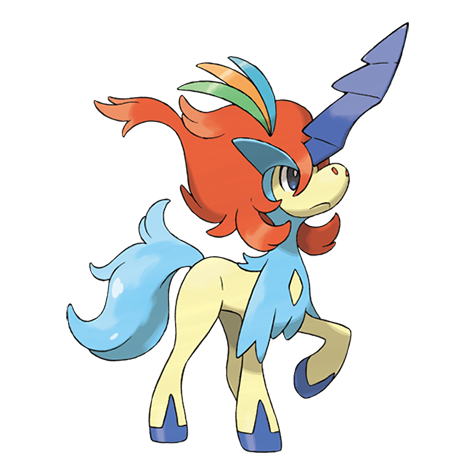 Keldeo Resolute Pokemon 647 – miniatura i grafika Pokédex