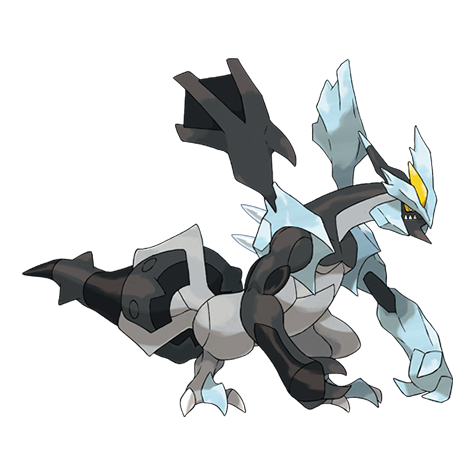 Black Kyurem Pokemon 646 – miniatura i grafika Pokédex