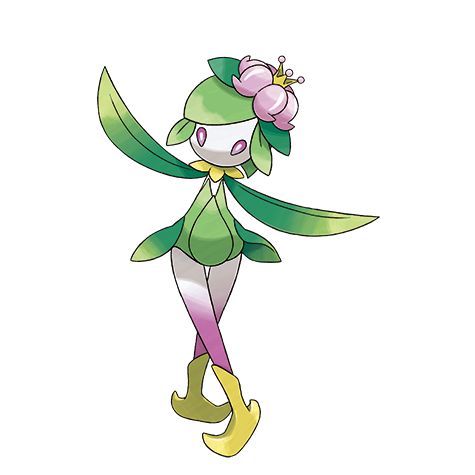 Lilligant Hisui Pokemon 549 – miniatura i grafika Pokédex