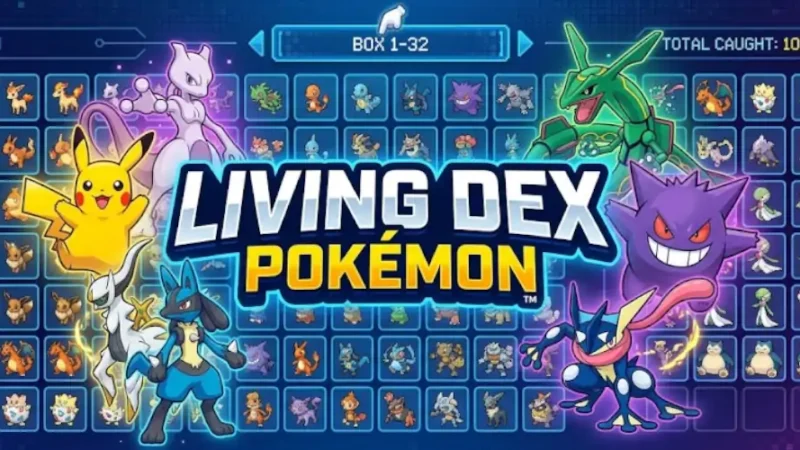 Czym jest Living Dex? Sprawdź, jak zbudować kompletny Living Pokédex, uporządkować Boxy, zbierać ewolucje, formy i Pokémony w HOME.