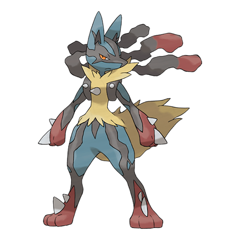 Lucario #448 – typ, statystyki, ewolucje i ataki 4 Mega Lucario