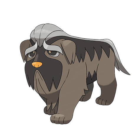 Mabosstiff Pokemon 943 – miniatura i grafika Pokédex