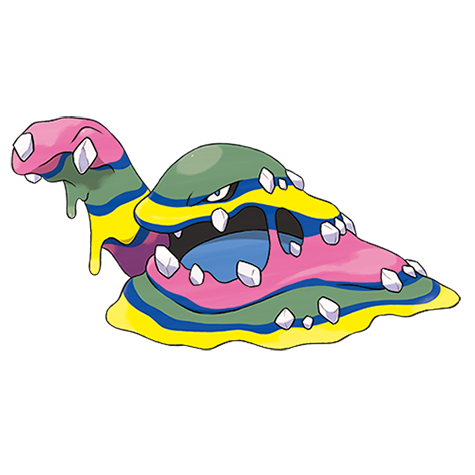 Muk Alola Pokemon 089 – miniatura i grafika Pokédex