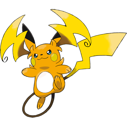 Raichu Alola Pokemon 026 – opis, ewolucje i ataki 6 Mega Raichu Y