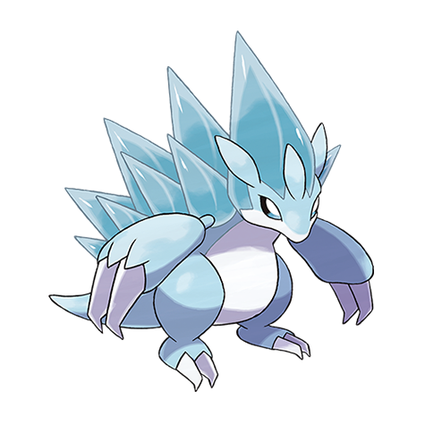 Sandslash Alola Pokemon 028 – miniatura i grafika Pokédex
