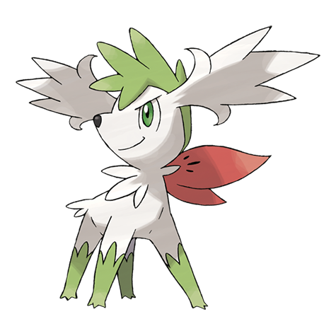 Shaymin Sky Pokemon 492 – miniatura i grafika Pokédex