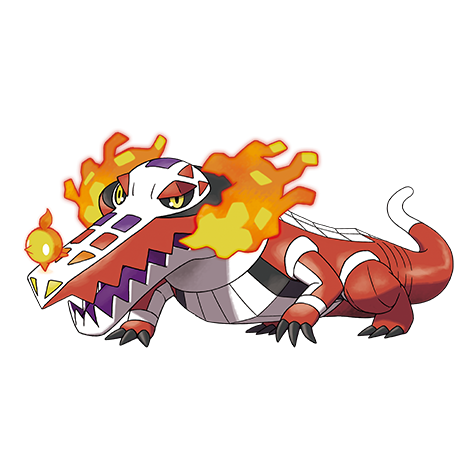 Skeledirge Pokemon 911 – miniatura i grafika Pokédex