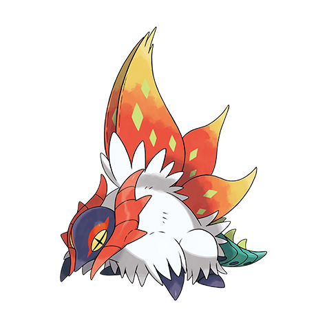 Slither Wing Pokemon 988 – miniatura i grafika Pokédex