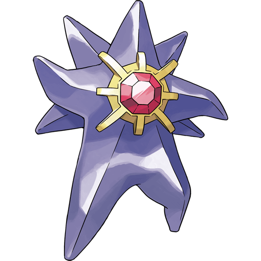 Mega Starmie Pokemon 121 – miniatura i grafika Pokédex