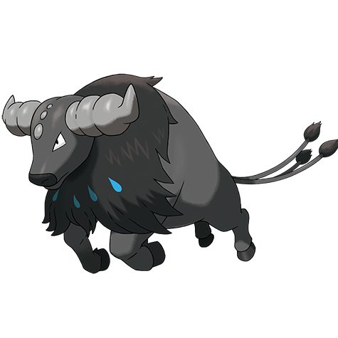 Tauros Paldea Aqua Pokemon 128 – miniatura i grafika Pokédex