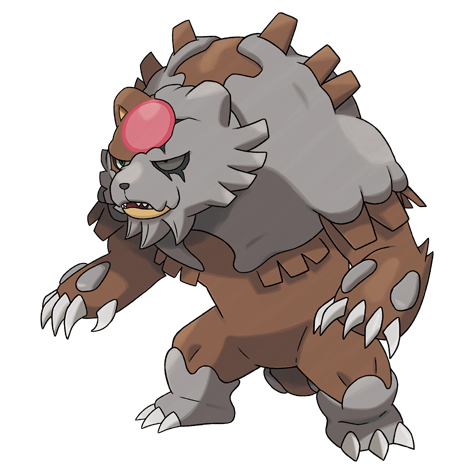 Ursaluna Bloodmoon Pokemon 901 – miniatura i grafika Pokédex