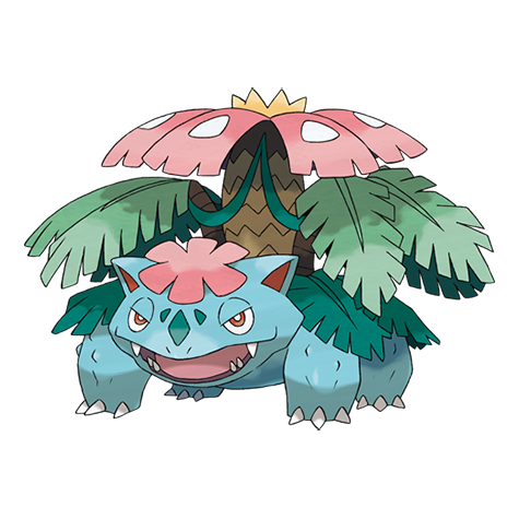 Mega Venusaur Pokemon 003 – miniatura i grafika Pokédex
