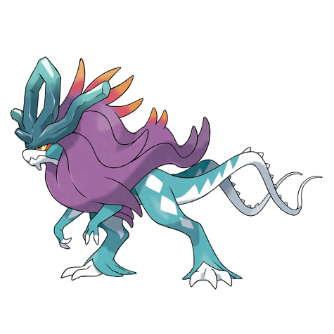 Walking Wake Pokemon 1009 – miniatura i grafika Pokédex