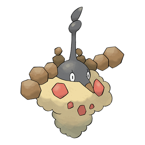 Wormadam Sandy Cloak Pokemon 413 – miniatura i grafika Pokédex