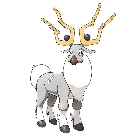 Wyrdeer Pokemon 899 – miniatura i grafika Pokédex