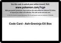 Code Card - Ash-Greninja EX Box