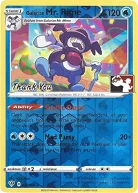 Galarian Mr. Rime - 036/189 (Pokemon League) [Thank You]