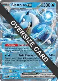 Blastoise ex - 009/165