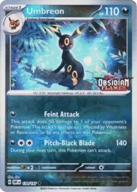 Umbreon (Obsidian Flames Stamped)