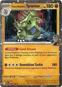 Team Rocket's Tyranitar - 096/182 (Cosmos Holo)