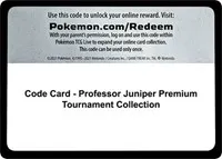 Code Card - Professor Juniper Premium Tournament Collection