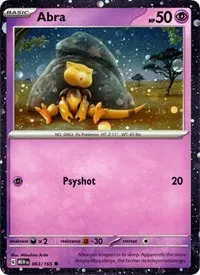 Abra - 063/165 (Cosmos Holo)