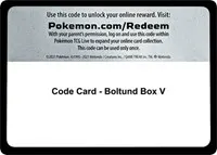 Code Card - Boltund Box V