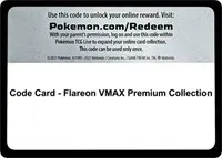 Code Card - Flareon VMAX Premium Collection