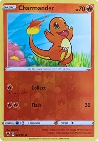 Charmander - 023/185 (Reverse Cosmos Holo)