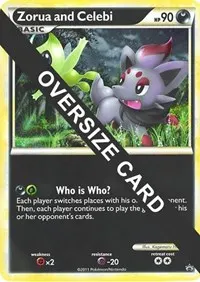Zorua and Celebi (Black and White Tour Promo)