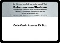 Code Card - Aurorus EX Box
