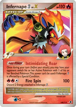 Infernape E4 LV.X