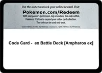 Code Card - ex Battle Deck [Ampharos ex]