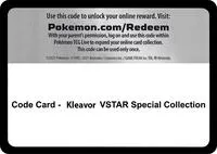 Code Card - Kleavor VSTAR Special Collection