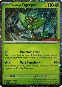 Teal Mask Ogerpon (Cosmos Holo) (Gamestop Exclusive)