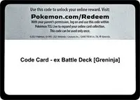 Code Card - ex Battle Deck [Greninja]