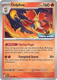 Delphox - 013/086 (Chaos Rising Stamped)