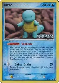 Ditto - 64/113 (Squirtle) (Delta Species Stamped)