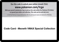 Code Card - Meowth VMAX Special Collection