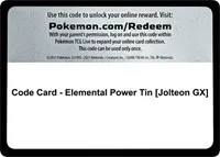 Code Card - Elemental Power Tin [Jolteon GX]