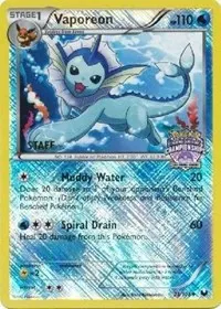Vaporeon - 25/108 (State Championships) [Staff]