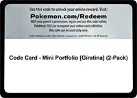 Code Card - Mini Portfolio [Giratina] (2-Pack)