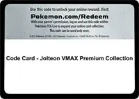Code Card - Jolteon VMAX Premium Collection