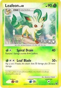 Leafeon - 24/100 [Platinum]