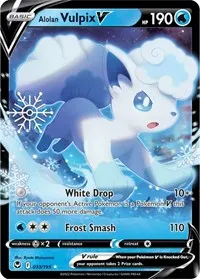 Alolan Vulpix V - 033/195 (Holiday Calendar)