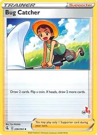 Bug Catcher - 226/264 (#34 Cinderace Stamped)